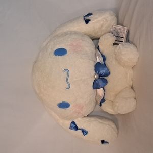 Sanrio - Big Milky White Cinnamoroll Plushie with Blue Ribbons